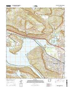 Russellville West 2014 topographic map thumbnail