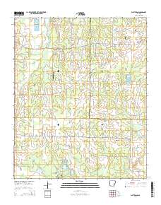 Wattensaw 2014 topographic map thumbnail