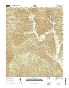 Lake Norrell 2014 topographic map thumbnail