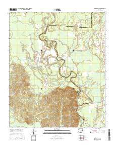 Sparkman NW 2014 topographic map thumbnail
