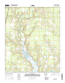 Bradley NE 2014 topographic map thumbnail