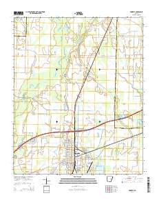 Brinkley 2014 topographic map thumbnail