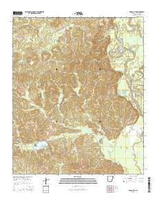 Bragg City 2014 topographic map thumbnail