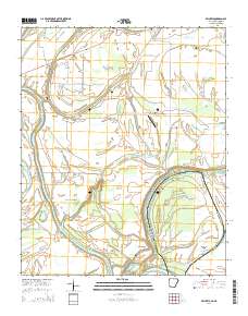 Brickeys 2014 topographic map thumbnail