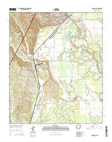 Arkadelphia 2014 topographic map thumbnail