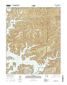 Bull Shoals 2014 topographic map thumbnail
