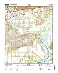 Alma 2014 topographic map thumbnail