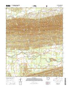 Bluffton 2014 topographic map thumbnail