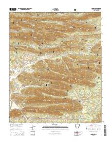 Caddo Gap 2014 topographic map thumbnail