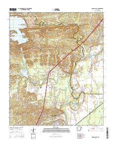 Caddo Valley 2014 topographic map thumbnail