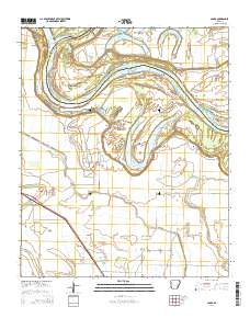 Cades 2014 topographic map thumbnail