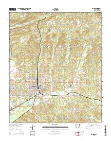 De Queen 2014 topographic map thumbnail