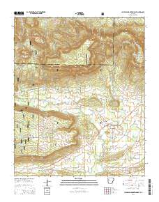 Chickalah Mountain East 2014 topographic map thumbnail