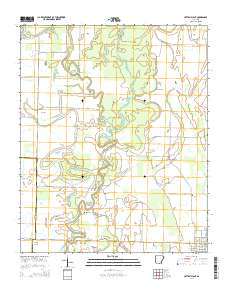 Cotton Plant 2014 topographic map thumbnail