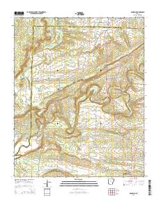 Damascus 2014 topographic map thumbnail