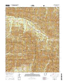 Buck Knob 2014 topographic map thumbnail