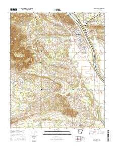 Dardanelle 2014 topographic map thumbnail