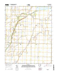 Cash 2014 topographic map thumbnail
