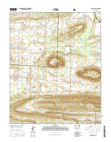 Caulksville 2014 topographic map thumbnail
