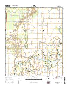 Doddridge NE 2014 topographic map thumbnail
