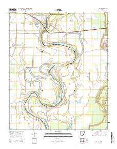 Garland 2014 topographic map thumbnail