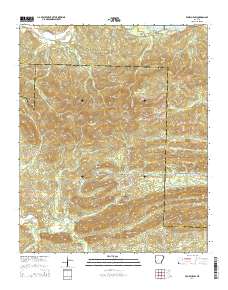 Fourche SW 2014 topographic map thumbnail