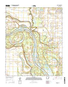 Gillett 2014 topographic map thumbnail