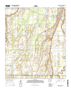 Eudora South 2014 topographic map thumbnail