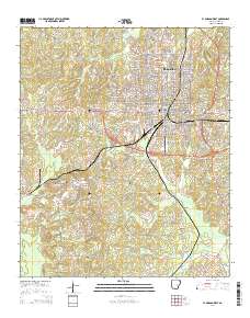 El Dorado West 2014 topographic map thumbnail