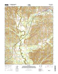 Dierks 2014 topographic map thumbnail