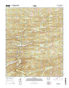 Dierks Dam 2014 topographic map thumbnail