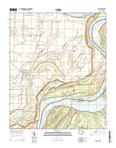 Elaine 2014 topographic map thumbnail