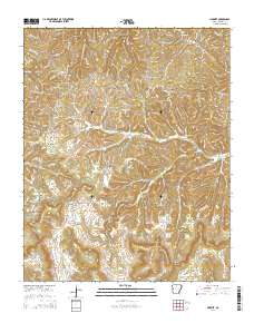 Harriet 2014 topographic map thumbnail