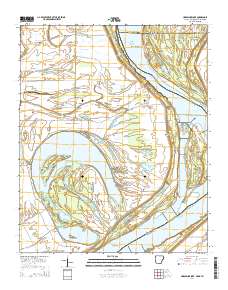 Horseshoe Lake 2014 topographic map thumbnail