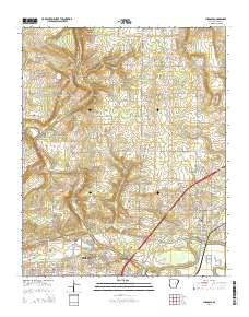 Judsonia 2014 topographic map thumbnail