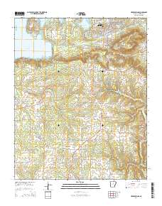 Heber Springs 2014 topographic map thumbnail