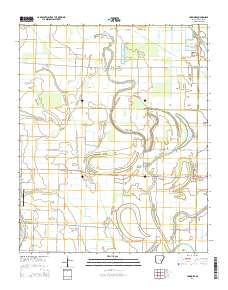 Humnoke 2014 topographic map thumbnail