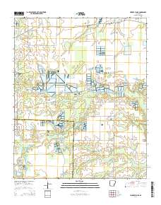 Hickory Plains 2014 topographic map thumbnail