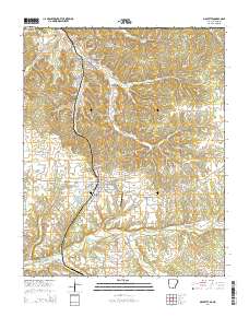 Gravette 2014 topographic map thumbnail