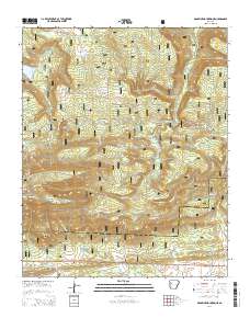 Magazine Mountain NE 2014 topographic map thumbnail