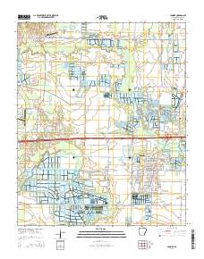 Lonoke 2014 topographic map thumbnail