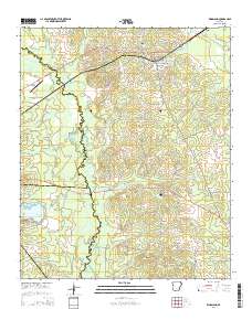 Kingsland 2014 topographic map thumbnail