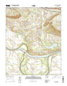 Holla Bend 2014 topographic map thumbnail