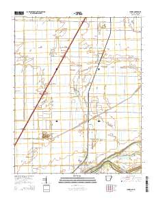 Luxora 2014 topographic map thumbnail