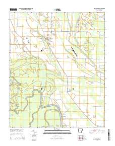 Holly Grove 2014 topographic map thumbnail