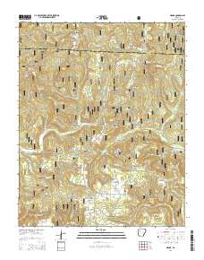 Ozone 2014 topographic map thumbnail