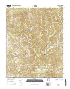 Pineville 2014 topographic map thumbnail