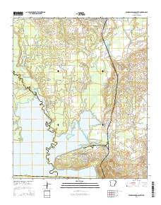 Mineral Springs South 2014 topographic map thumbnail