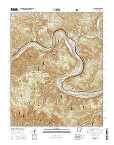Norfork 2014 topographic map thumbnail