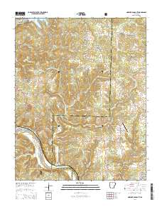 Norfork Dam South 2014 topographic map thumbnail